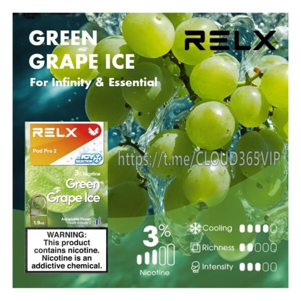 [RELX POD] GREEN GRAPE ICE