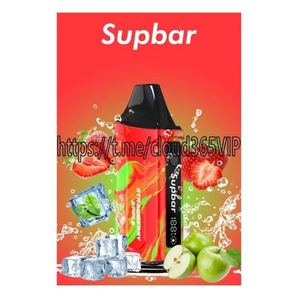 [SUPBAR 15000] STRAWBERRY APPLE ICE