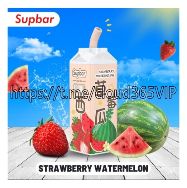 [SUPBAR JUICE BOX 10000] STRAWBERRY WATERMELON