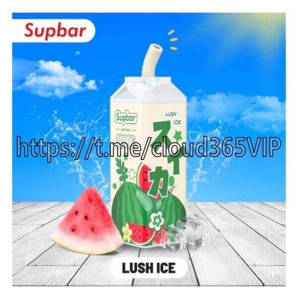 [SUPBAR JUICE BOX 10000] LUSH ICE (WATERMELON)