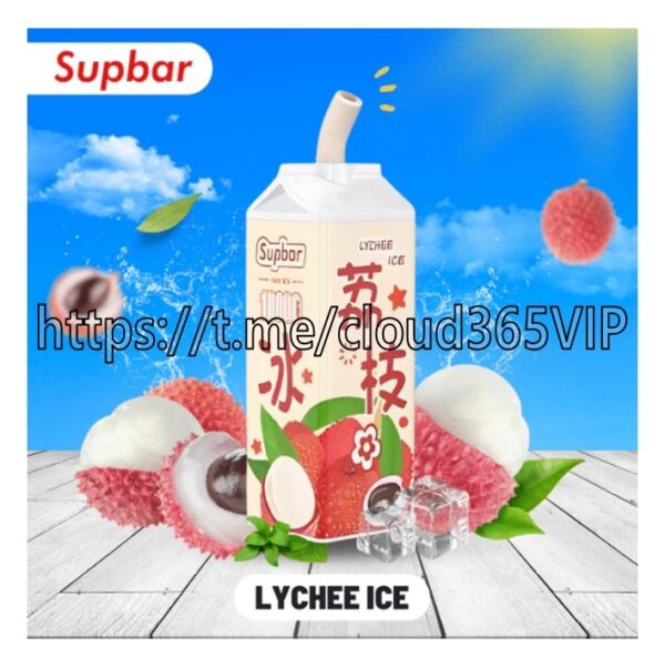 [SUPBAR JUICE BOX 10000] LYCHEE ICE