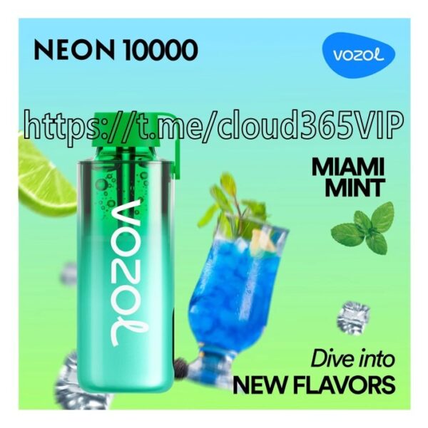 [VOZOL NEON 10000] MIAMI MINT