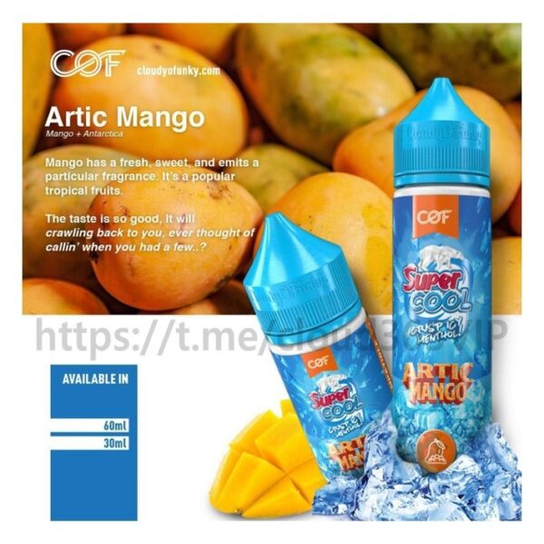 [SUPER 30ML/35MG-PG60/VG40] ARTIC MANGO