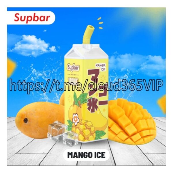 [SUPBAR JUICE BOX 10000] MANGO ICE