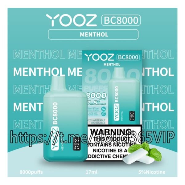 [YOOZ BC 8000] MENTHOL