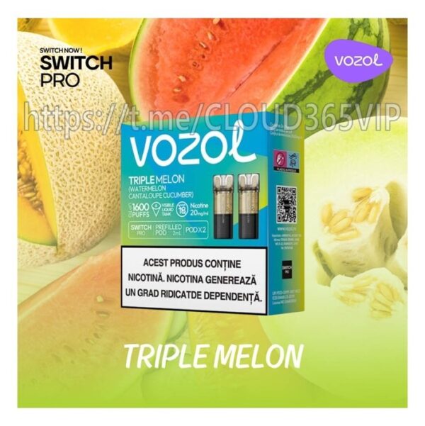 [VOZOL POD] TRIPLE MELON