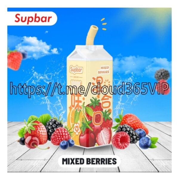 [SUPBAR JUICE BOX 10000] MIXED BERRIES