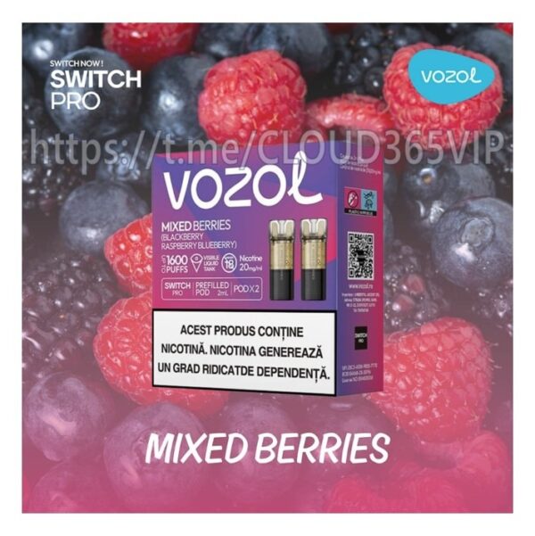 [VOZOL POD] MIXED BERRIES