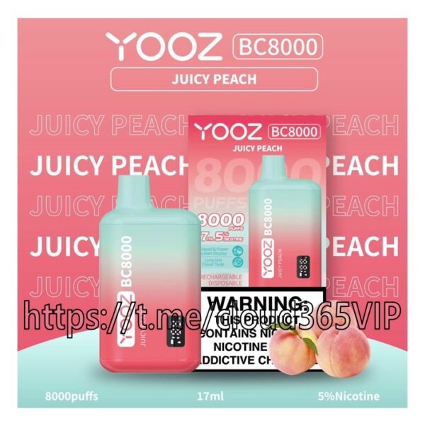 [YOOZ BC 8000] JUICY PEACH