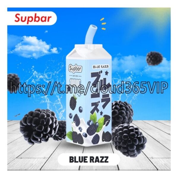 [SUPBAR JUICE BOX 10000] BLUE RAZZ