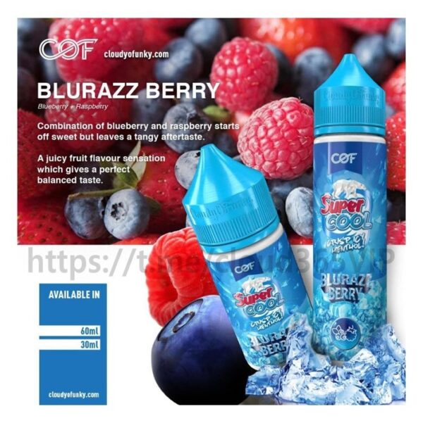 [SUPER 60ML/6MG-PG50/VG50] BLURAZZ BERRY