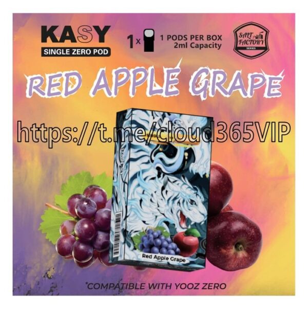 [YOOZ KASY POD] RED APPLE GRAPE