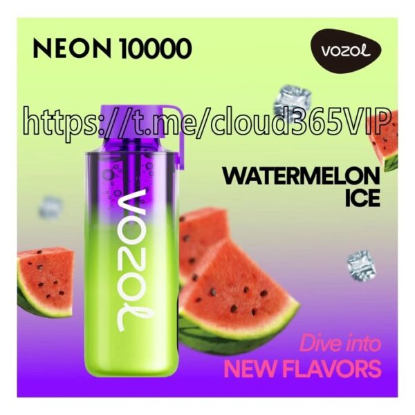 [VOZOL NEON 10000] WATERMELON ICE