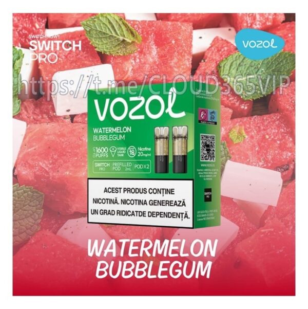 [VOZOL POD] WATERMELON BUBBLEGUM