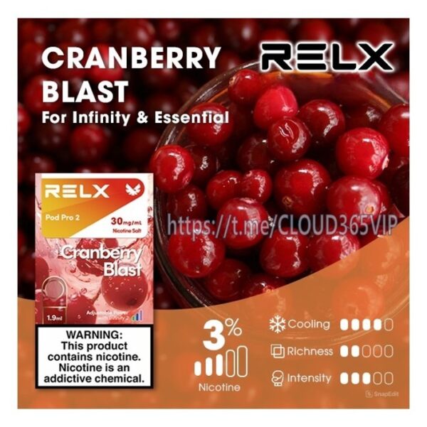 [RELX POD] CRANBERRY BLAST