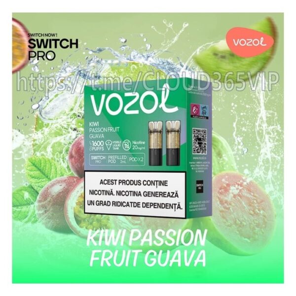 [VOZOL POD] KIWI PASSION FRUIT GUAVA