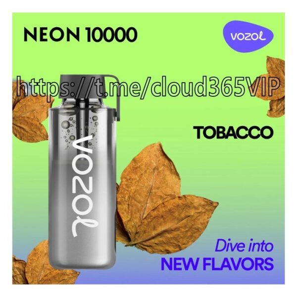 [VOZOL NEON 10000] TOBACCO