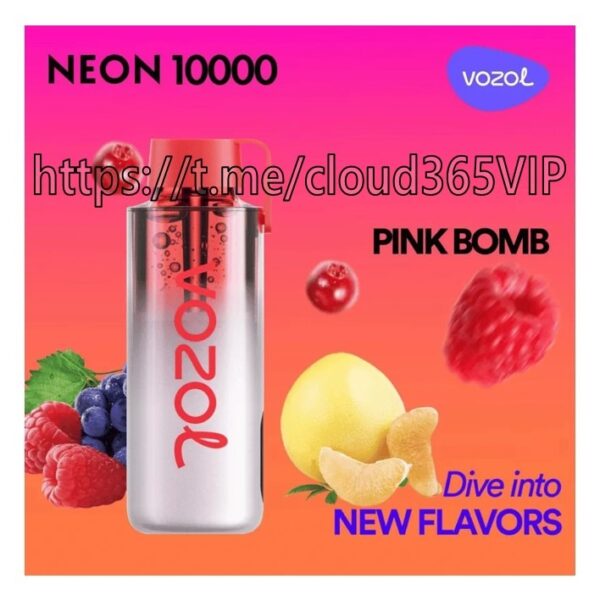 [VOZOL NEON 10000] PINK BOMB